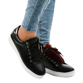 Klasické černé tenisky 68-41 černý 1