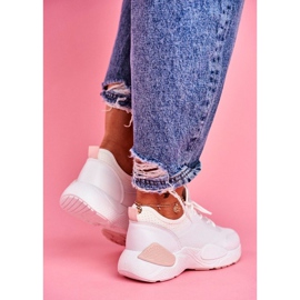BUGO Dámské sportovní boty růžové a bílé Fellen bílý růžový 2