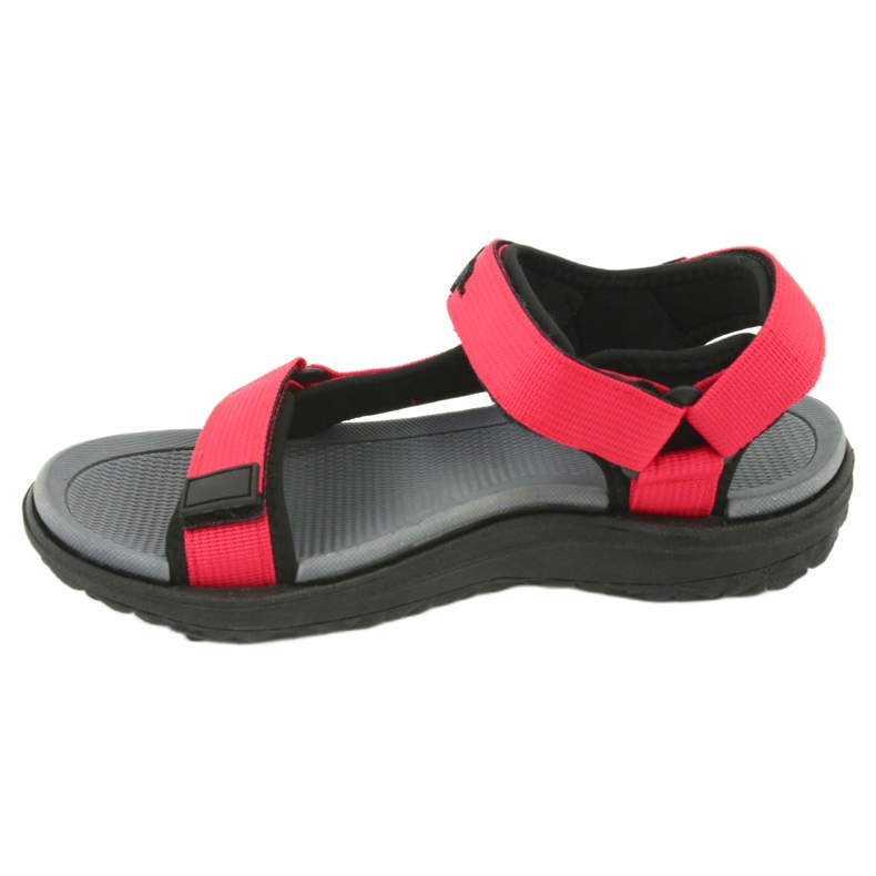 Sandály s pěnovou vložkou Lee Cooper LCW-20-34-014 černý červený 2