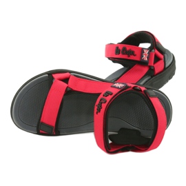 Sandály s pěnovou vložkou Lee Cooper LCW-20-34-014 černý červený 5