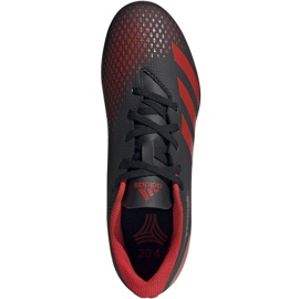 Kopačky Adidas Predator 20.4 Tf EE9585 černá, červená černý 1