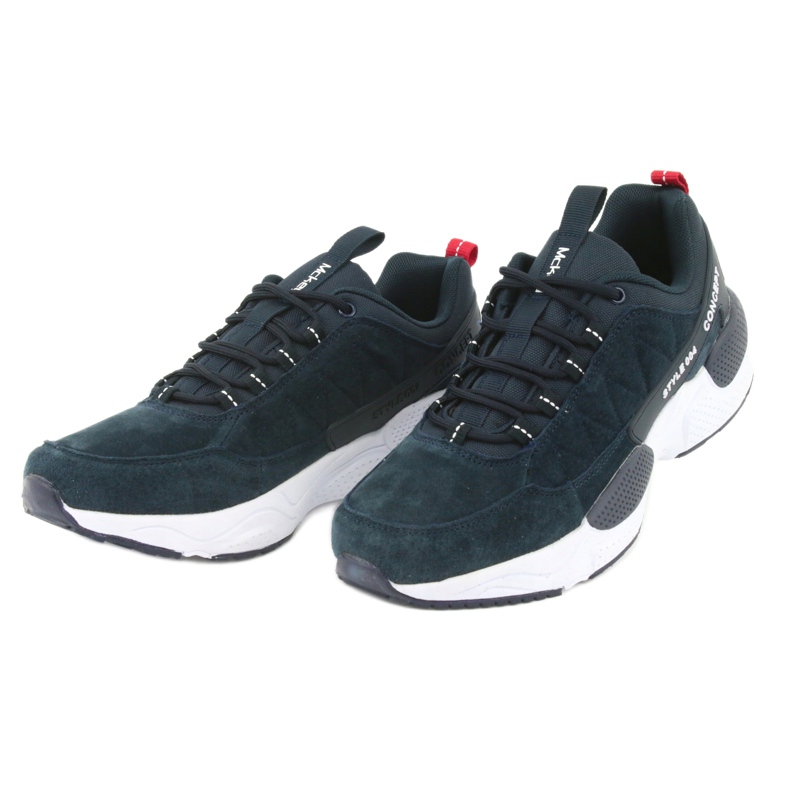 Sportovní obuv McKey MSP1464 semiš námořnická modrá 3