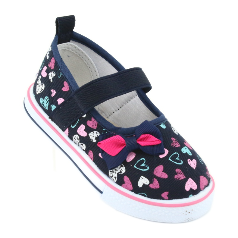 Mašlička z baleríny Kožená vložka Atletico bílý námořnická modrá modrý růžový 1