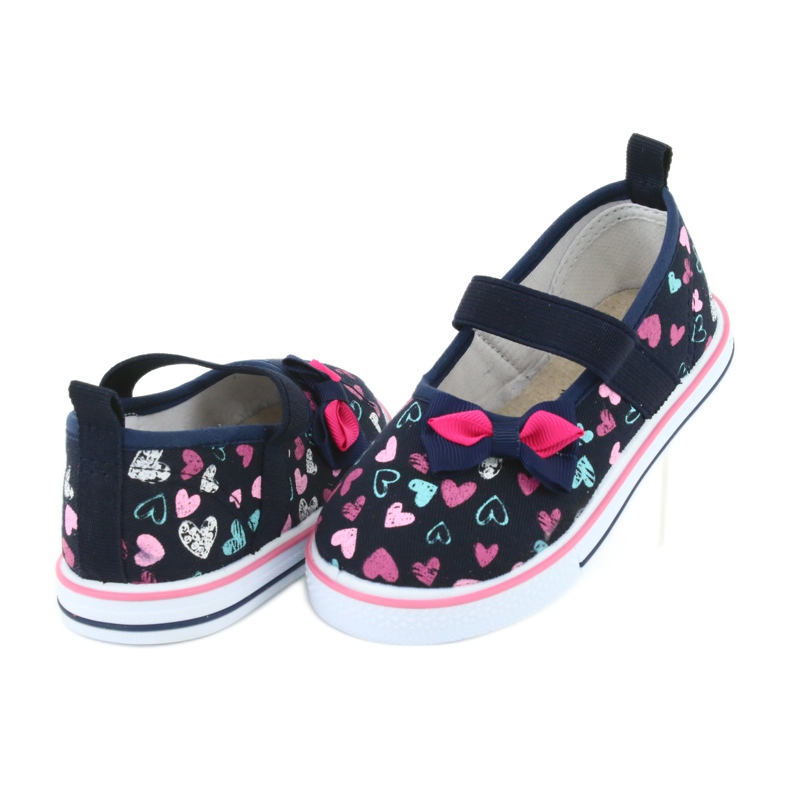 Mašlička z baleríny Kožená vložka Atletico bílý námořnická modrá modrý růžový 4