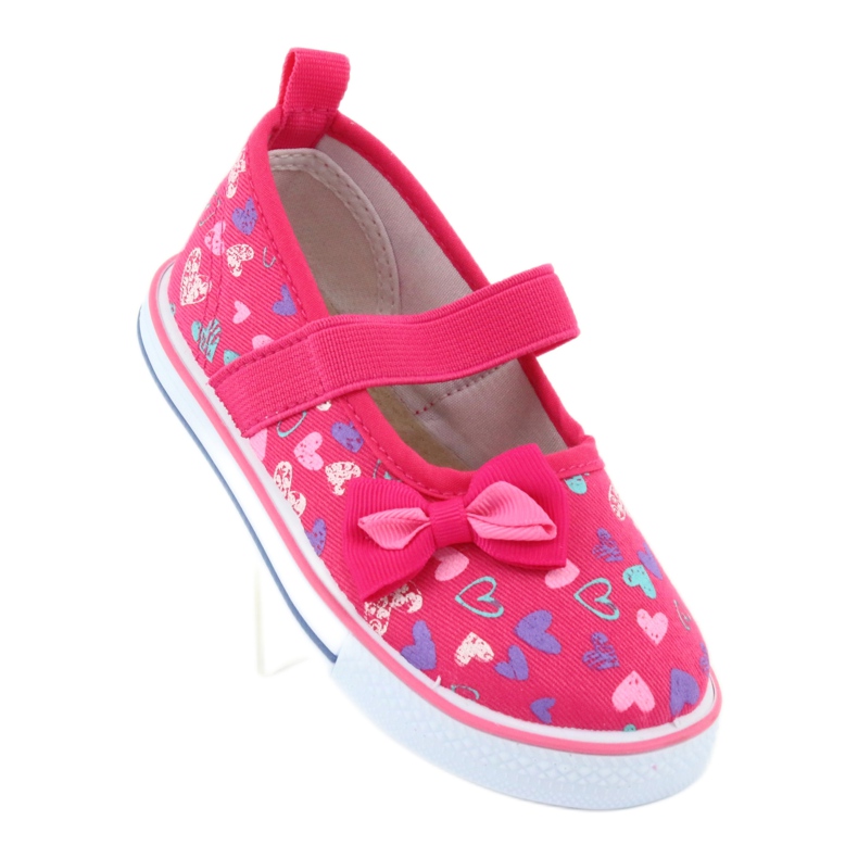 Mašlička z baleríny Kožená vložka Atletico bílý fialový růžový 1