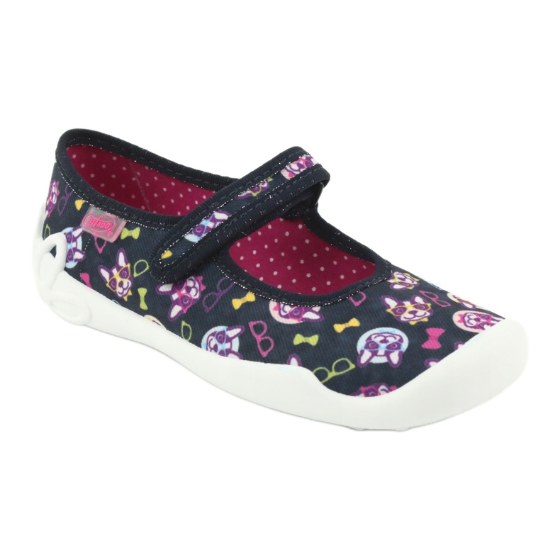 Dětská obuv Befado 114Y359 námořnická modrá růžový vícebarevný 1