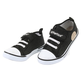 Tenisky s koženou vložkou Atletico BSM029 černá 3