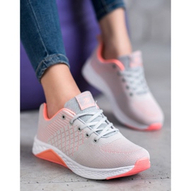 Ax Boxing Textilní sportovní obuv růžový 2