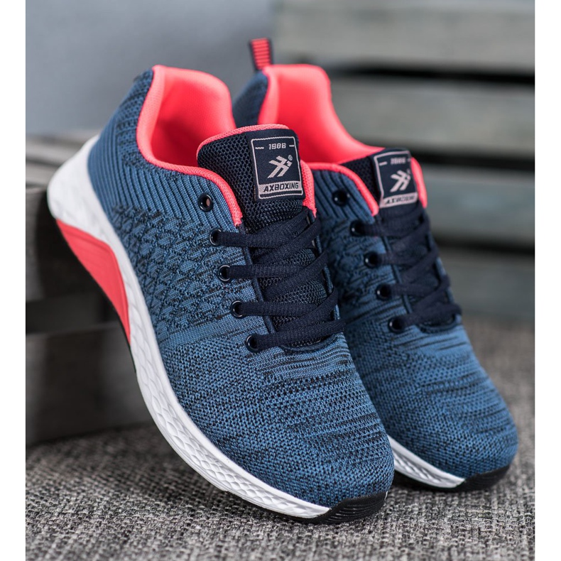 Ax Boxing Textilní sportovní obuv modrý 2 Ax Boxing Textilní sportovní obuv modrý 2