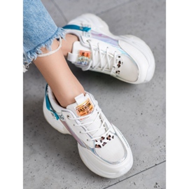 SHELOVET Módní sportovní tenisky bílý vícebarevný 1 SHELOVET Módní sportovní tenisky bílý vícebarevný 1