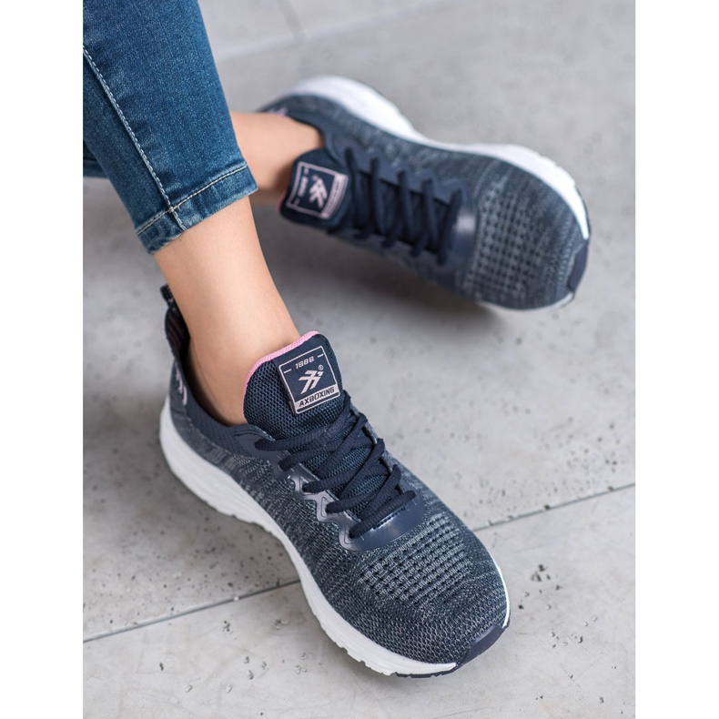 Ax Boxing Lehké textilní boty modrý 1