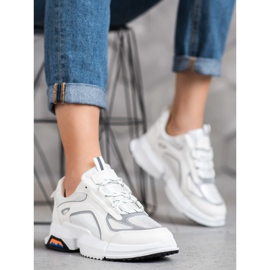 SHELOVET Sportovní tenisky na platformě bílý vícebarevný 1