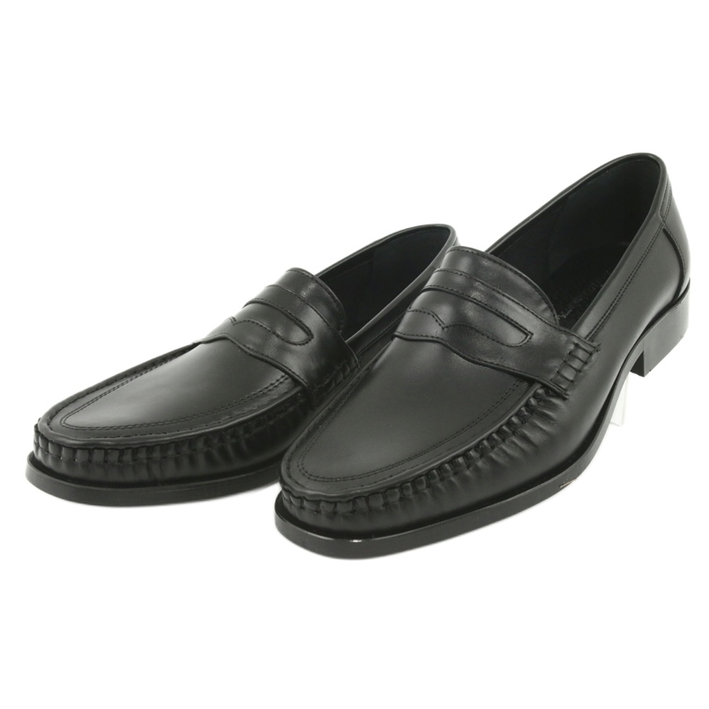 Pilbut Morello Men's Black Loafers Black 01 černý 3
