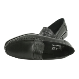 Pilbut Morello Men's Black Loafers Black 01 černý 5
