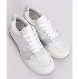 Bílé dámské sportovní boty BL206 White bílý 4