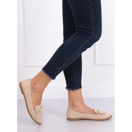 Béžové pánové pro ženy 2358 Béžová béžový 1