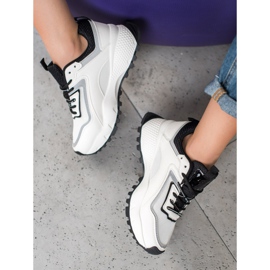 SHELOVET Tenisky S Černou Podrážkou bílý černý 1