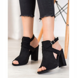 Seastar Stylové sandály na baru černá 1