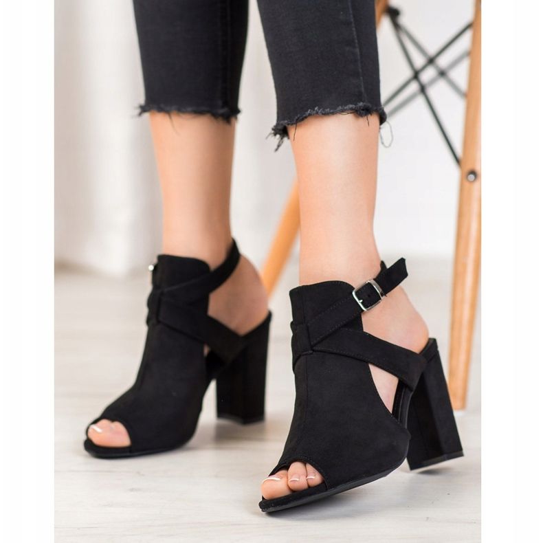 Seastar Stylové sandály na baru černá 1