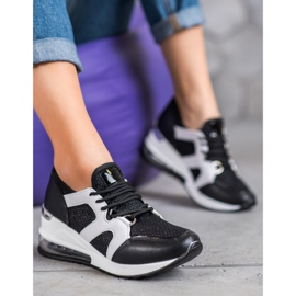 Weide Černé sportovní boty s třpytkami černá 1