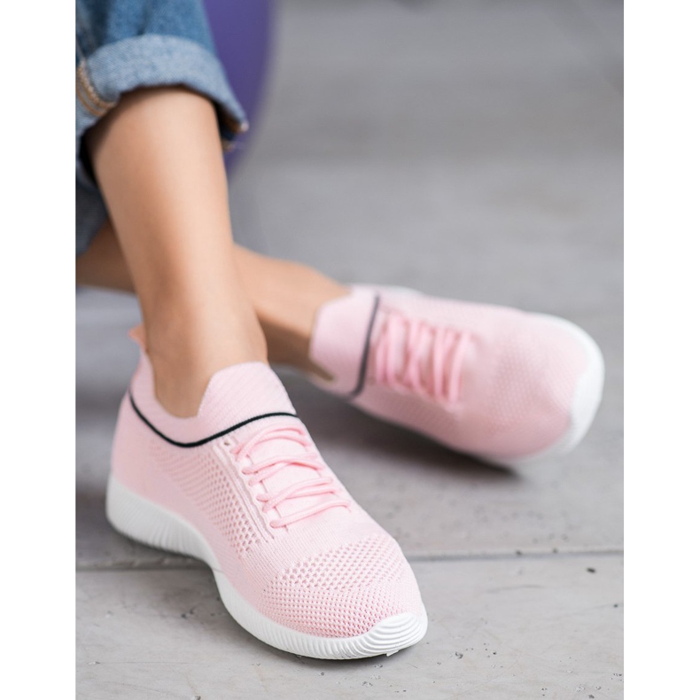 SHELOVET Růžové sportovní boty růžový 1