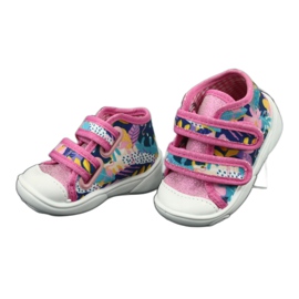 Oranžové dětské boty Befado 212P064 bílý námořnická modrá modrý růžový žlutá 2