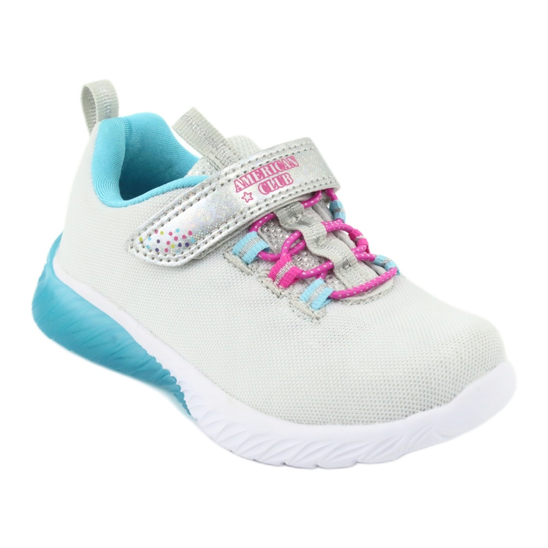 Sportovní boty American Club ES14 šedo/modré šedá 1