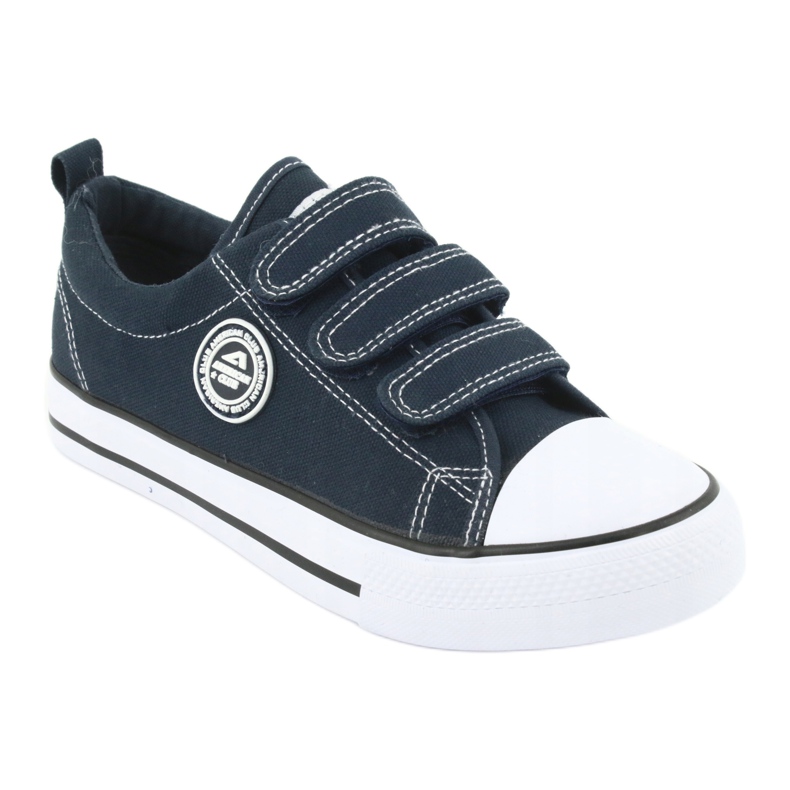 American Club Americké tenisky na suchý zip LH31 navy blue námořnická modř 1