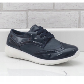 Tmavě modrá dámská sportovní obuv YD-7 námořnická modrá 1