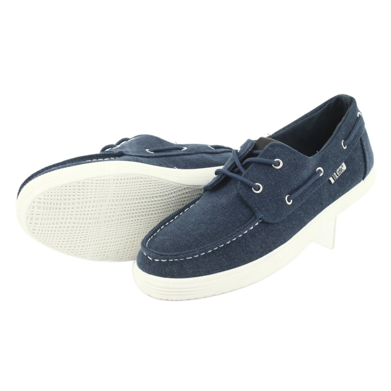 Pánské mokasíny Lee Cooper GC008Q-01 námořnická modř 4