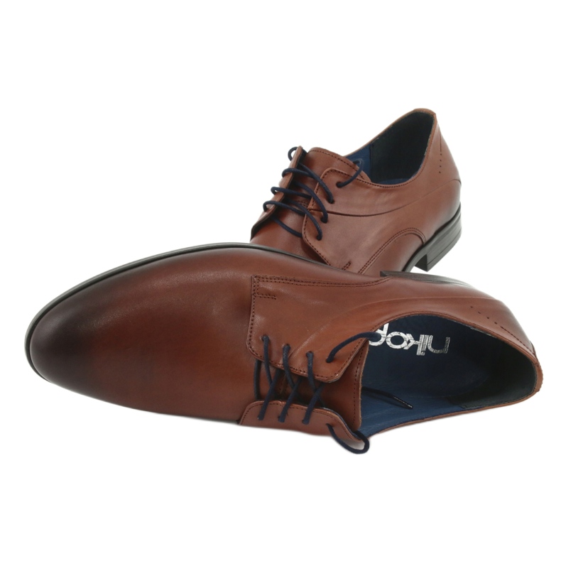 Nikopol Hnědá kožená bota 1736 hnědý 6