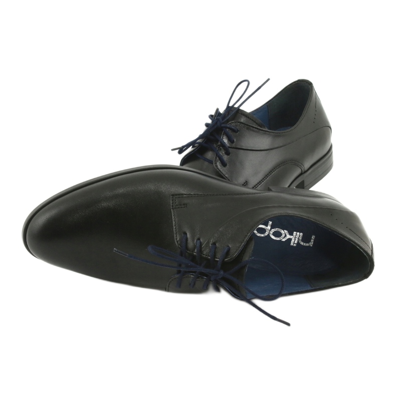 Nikopol Černá kožená bota 1736 6