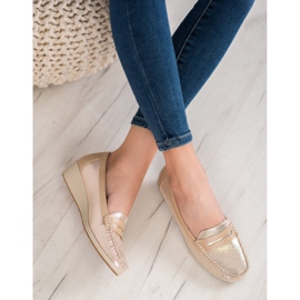 Comer Stylové mokasíny na platformě žluť 2