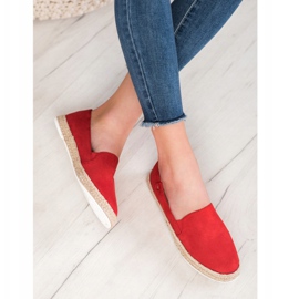 SHELOVET Klasické červené espadrilky 1 SHELOVET Klasické červené espadrilky 1