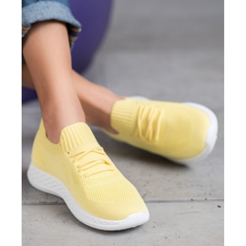 SHELOVET Lehké sportovní boty žlutá 1