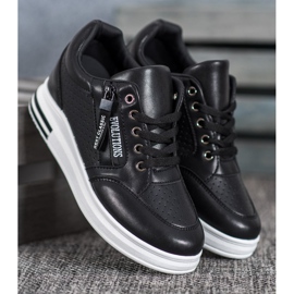 Weide Černé tenisky Evolutions černý 1