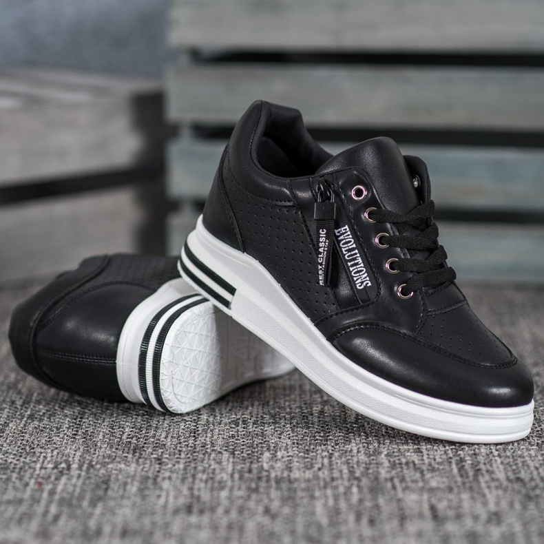 Weide Černé tenisky Evolutions černá 2