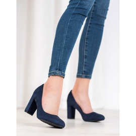 SHELOVET Klasická čerpadla na pilíři modrý 2 SHELOVET Klasická čerpadla na pilíři modrý 2