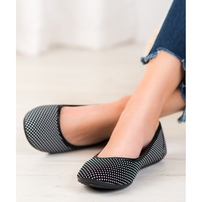 McKey Baletka v srdcích bílý černý 2