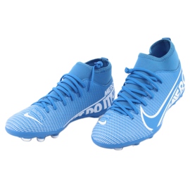 Kopačky Nike Mercurial Superfly 7 Club FG / MG Jr AT8150-414 modrý 2