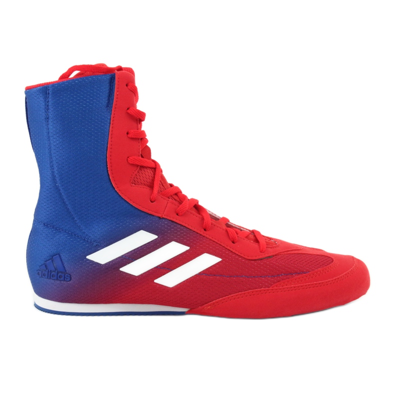 Boxerské boty adidas Box Hog Plus modro-červené modrý červený 1