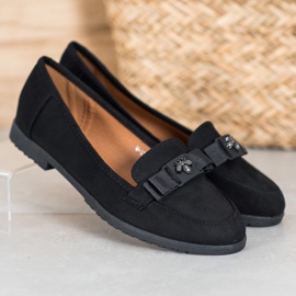 Miss Laura Páni s ozdobnou mašlí černá 2