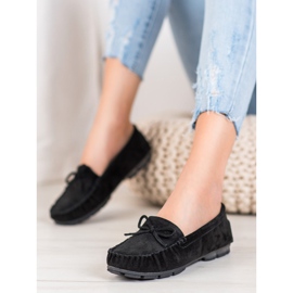 Filippo Kožené černé mokasíny černá 1