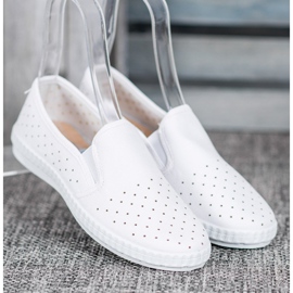 McKey Bílé příležitostné slipy bílý 1