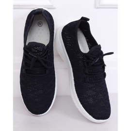 BB76 Námořnická námořnická modrá sportovní obuv žlutá 2