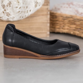 Vinceza Neformální klínová čerpadla černá 1