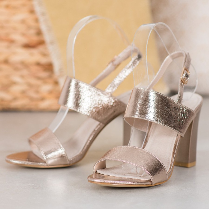 Goodin Stylové sandály žlutá 2