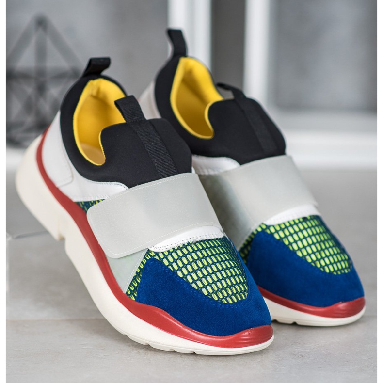 Sweet Shoes Lehké sportovní boty se suchým zipem vícebarevný 2