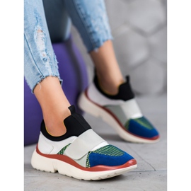 Sweet Shoes Lehké sportovní boty se suchým zipem vícebarevný 3