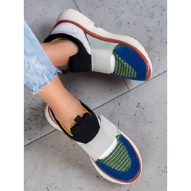 Sweet Shoes Lehké sportovní boty se suchým zipem vícebarevný 4
